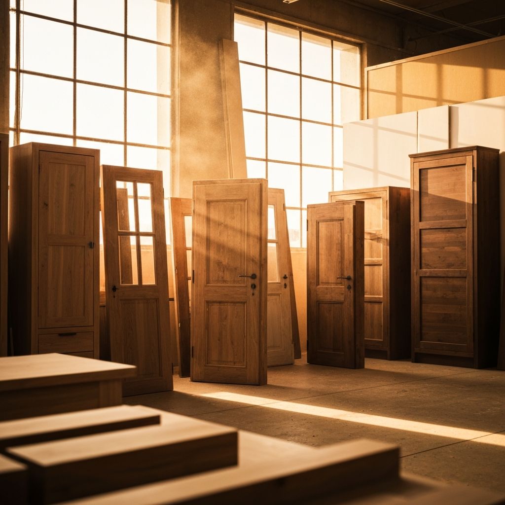 El yapımı mobilya parçalarıyla Class Mobilya atölyesi